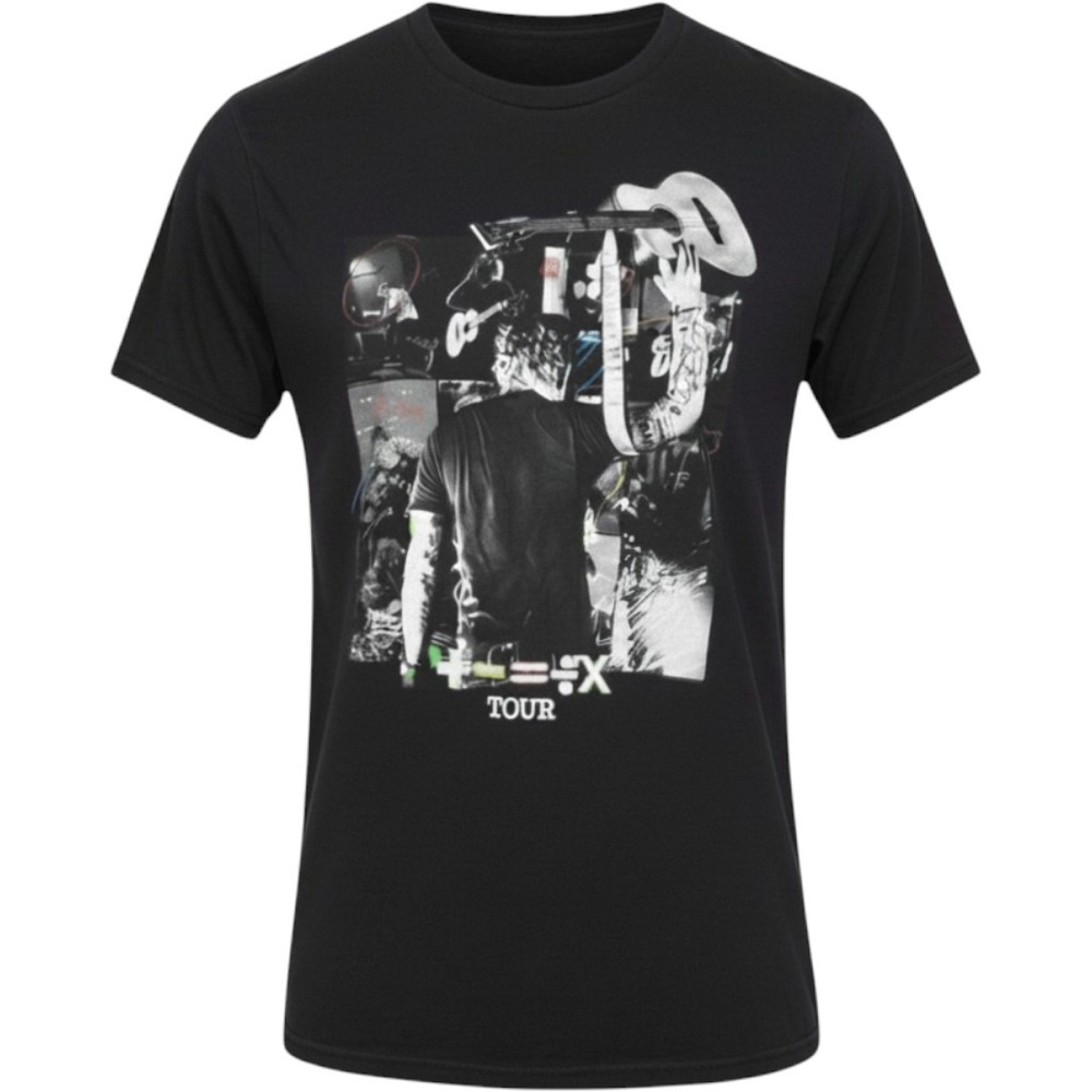 Ed Sheeran Mathematics Tour T Shirt Large Black +-=÷× Official Concert Merch L